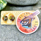 Saola Animal Conservation Gemstone Cluster Studs / Mixed Gemstones / Raw Crystal Studs / Garnet Peridot Pyrite Carnelian